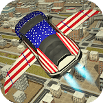 Free Flying Racing Car Driving icon