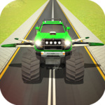 Flying Truck Pilot Driving 3D icon