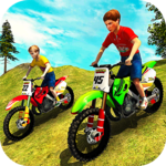 Kids Downhill Mountain Motorbike Riding for pc icon