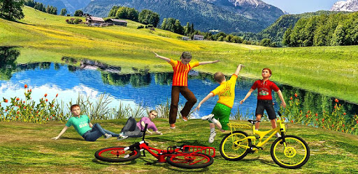 Kids Bicycle Taxi Sim 2018: Offroad BMX Racing pc screenshot Kids Bicycle Taxi Sim 2018: Offroad BMX Racing pc screenshot