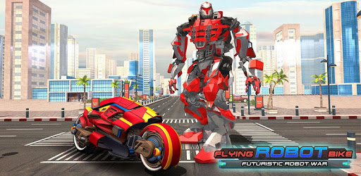 Flying Robot Bike : Futuristic Robot War pc screenshot Flying Robot Bike : Futuristic Robot War pc screenshot