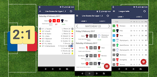 Live Scores for Ligue 1 Conforama 2018/2019 pc screenshot Live Scores for Ligue 1 Conforama 2018/2019 pc screenshot
