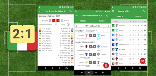 Live Scores for Serie A 2018/2019 pc screenshot