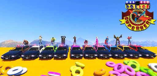 Superhero Police Chase :Furious Cop Car pc screenshot