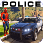 Superhero Police Chase :Furious Cop Car for pc icon