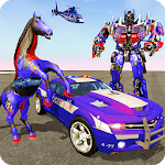 Multi Robot Transforming : Wild Horse Police Car for pc icon Multi Robot Transforming : Wild Horse Police Car for pc icon