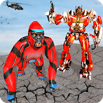 Gorilla Robot Transformation : Gorilla Attack 2018 icon