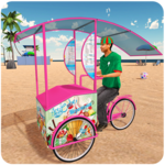 Beach Ice Cream Delivery Boy for pc icon