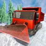 City Snow Blower Truck: Excavator Snow Plow Games icon