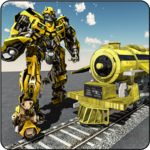 Futuristic Robot Transformation Train Game icon