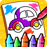 Cars Coloring Book for Kids - Doodle, Paint & Draw icon