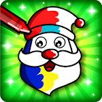 Christmas Coloring Book & Games for kids & family icon