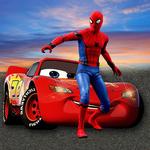 Superheroes Car Simulator Stunt Racing Games icon