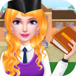High school games for girls icon