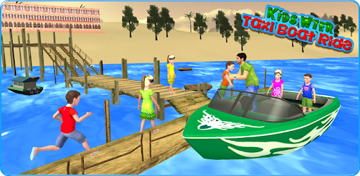 Kids Water Taxi Boat Ride Simulator : Stunts Arena pc screenshot