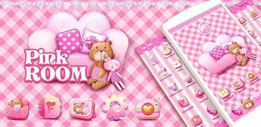 Pink Room GO Launcher Theme pc screenshot Pink Room GO Launcher Theme pc screenshot