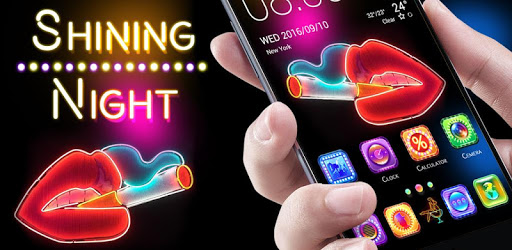 Shining NightGO Launcher Theme pc screenshot