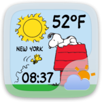 Peanuts Weather Widget Theme for pc icon Peanuts Weather Widget Theme for pc icon