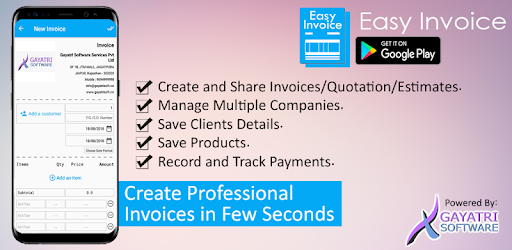 Easy Invoice pc screenshot