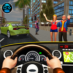 Taxi Driving Game 2018: Taxi Yellow Cab Driving 3D icon