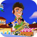 Skate Boy Surfer 3D icon