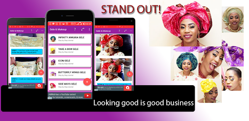 Gele & Makeup Tutorials pc screenshot Gele & Makeup Tutorials pc screenshot