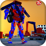 Excavator Transforming Robot icon