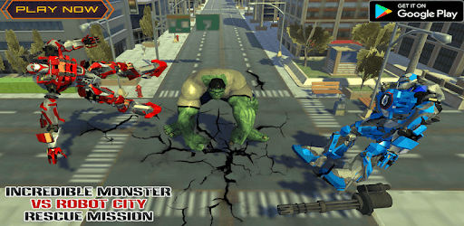 Incredible Monster VS Robot City Rescue Mission pc screenshot