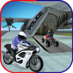 US Police Airplane: Kids Moto Transporter Games for pc icon
