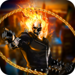 Blazing Fire Ghost Skull Rider City Rescue Mission icon