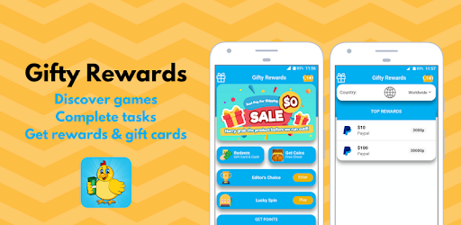 GiftyRewards- earn free gift rewards via PayPal pc screenshot GiftyRewards- earn free gift rewards via PayPal pc screenshot