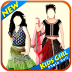 Kids Girl Fashion Photo Suit icon