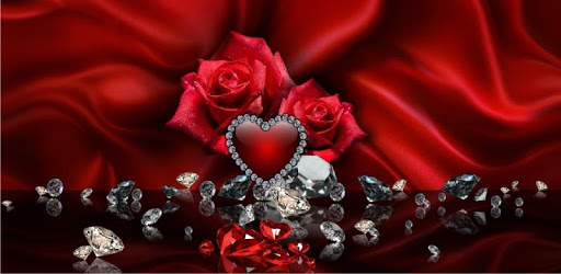 Diamonds Valentines Day live wallpaper pc screenshot
