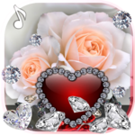 Diamonds Valentines Day live wallpaper icon