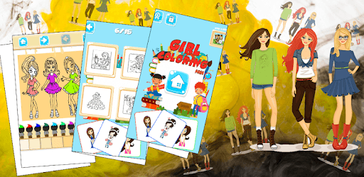 Girl Coloring Book - color and draw 2018 pc screenshot Girl Coloring Book - color and draw 2018 pc screenshot