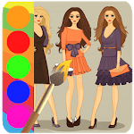 Girl Coloring Book - color and draw 2018 icon