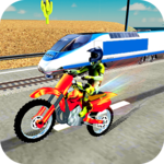 Tricky Bike vs Train Racing Fun icon