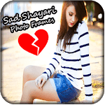 Sad Shayari Photo Frames New icon