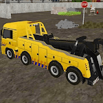 3D Construction Crane Driver icon