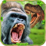 Furious Gorilla vs Wild Dinosaur icon