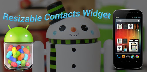 Resizable Contacts Widget pc screenshot