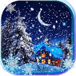 Snow Winter Night live wallpaper icon