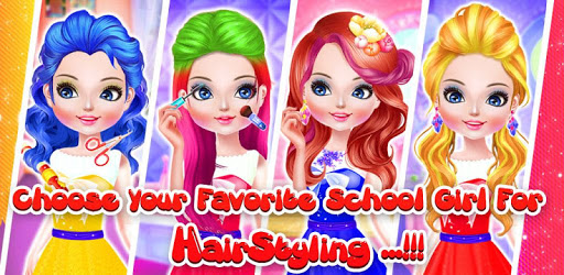 School kids Hair styles-Makeup Artist Girls Salon pc screenshot