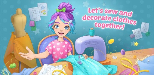 Fashion Dress up games for girls. Sewing clothes pc screenshot
