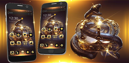 Golden Crown Snake Theme pc screenshot Golden Crown Snake Theme pc screenshot