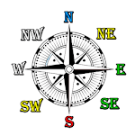 Direction Map Cardinal Points icon
