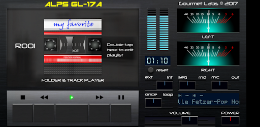 Alps GL-17A folder track player VU-meter pc screenshot Alps GL-17A folder track player VU-meter pc screenshot