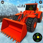 Snow Road Crane Excavator Simulator icon