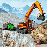Grand Snow Offroad Construction Excavator Games icon
