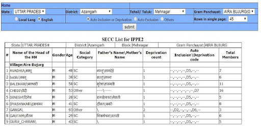 BPL List, PM Awas/Shochalay List 2019 pc screenshot